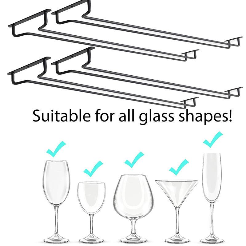 【S】1PC Black Wall Mount Wine G - Wine Rack Wall Mount ulasan dan harga