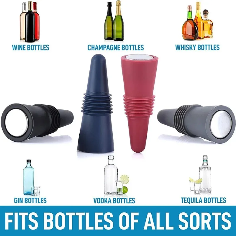 Silicone Wine Bottle Stopper S - Taste Wine Beer Kitchen ulasan dan harga