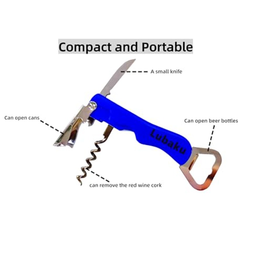 Portable Manual Bottle Opener  - Wine Beer And More ulasan dan harga