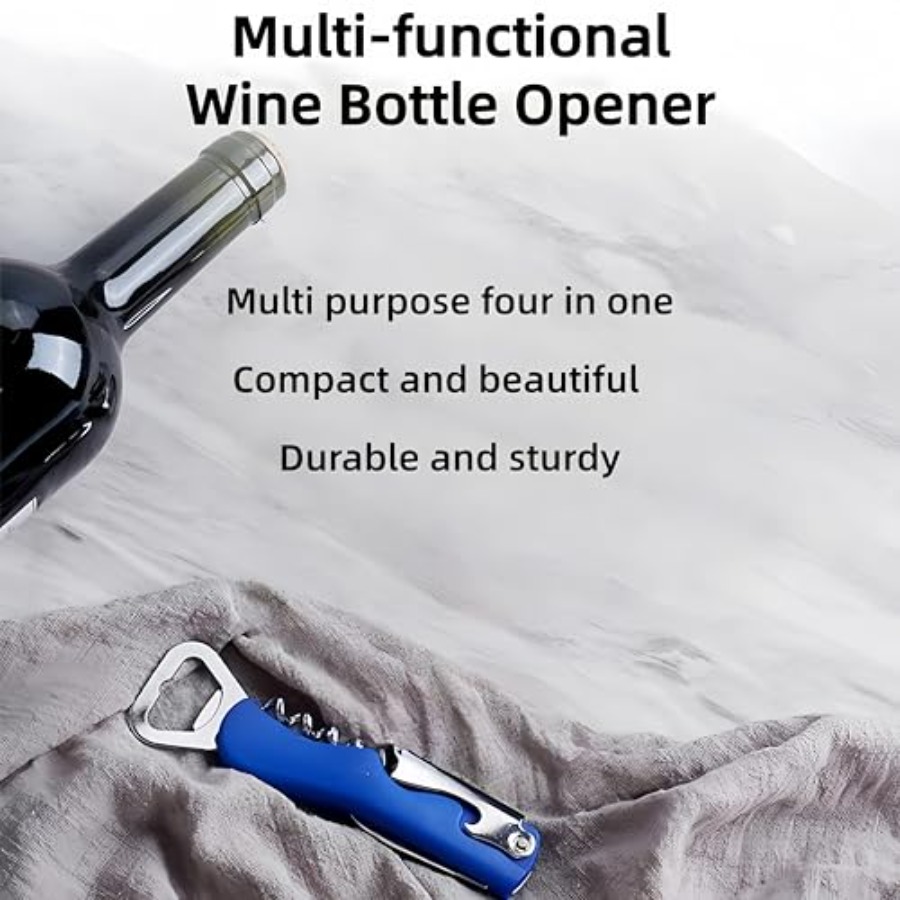 Portable Manual Bottle Opener  - Wine Beer And More ulasan dan harga