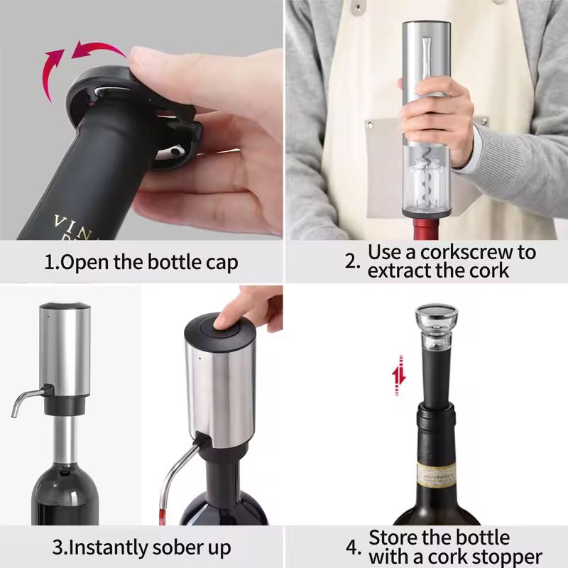 2024 New Design 4-in-1 Lithium - Wine Beer Bottle ulasan dan harga
