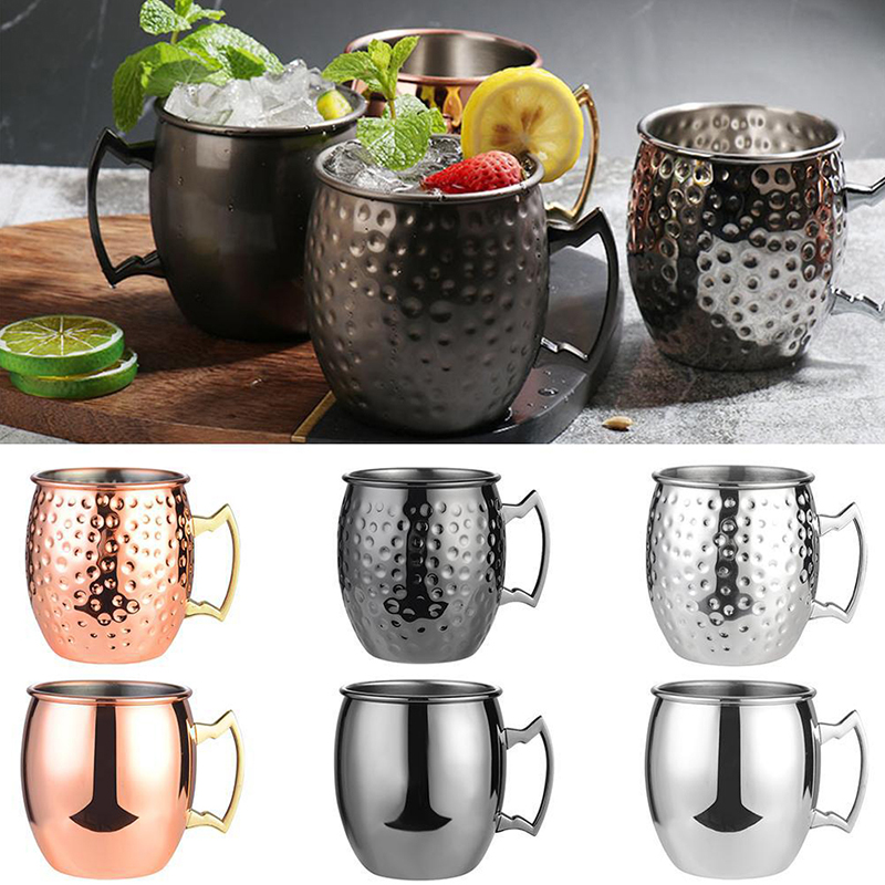 1Pcs 530ml Stainless Steel Mos - Wine Beer Cocktail ulasan dan harga