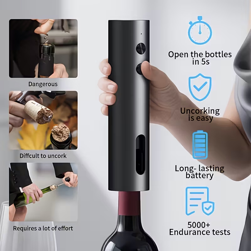 Electric Wine Bottle Opener Se - Wine Beer Bottle ulasan dan harga