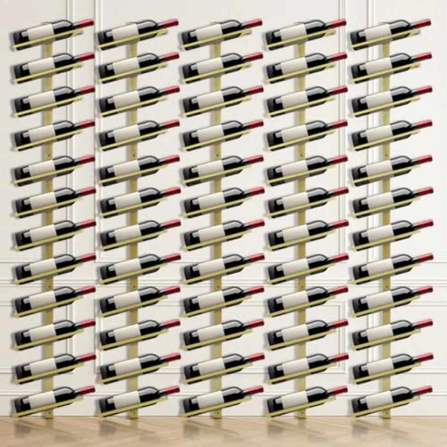 Wall-mounted 12-tier wine rack - Wine Rack Wall Mount ulasan dan harga