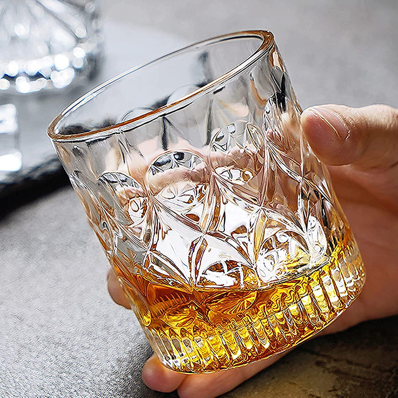 2pcs Glass Cup Whiskey 330ml R - Taste Wine Beer Kitchen ulasan dan harga
