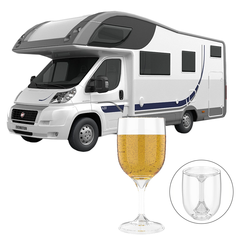 Folding Wine Glass Transparent - Wine & Beer Emporium ulasan dan harga