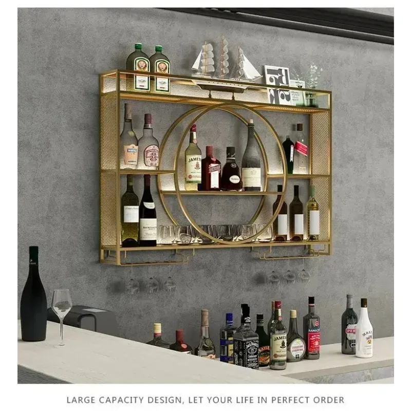 Industrial Wall Mounted Bar Wi - Wine Rack Wall Mount ulasan dan harga