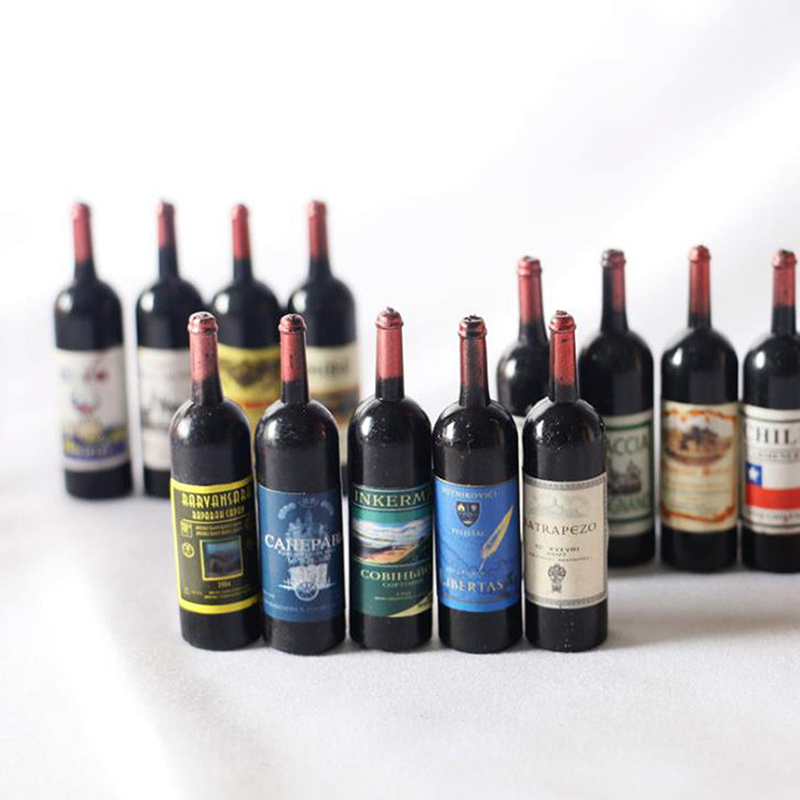 1 Set 1/12 Miniature Wine Bott - Taste Wine Beer Kitchen ulasan dan harga