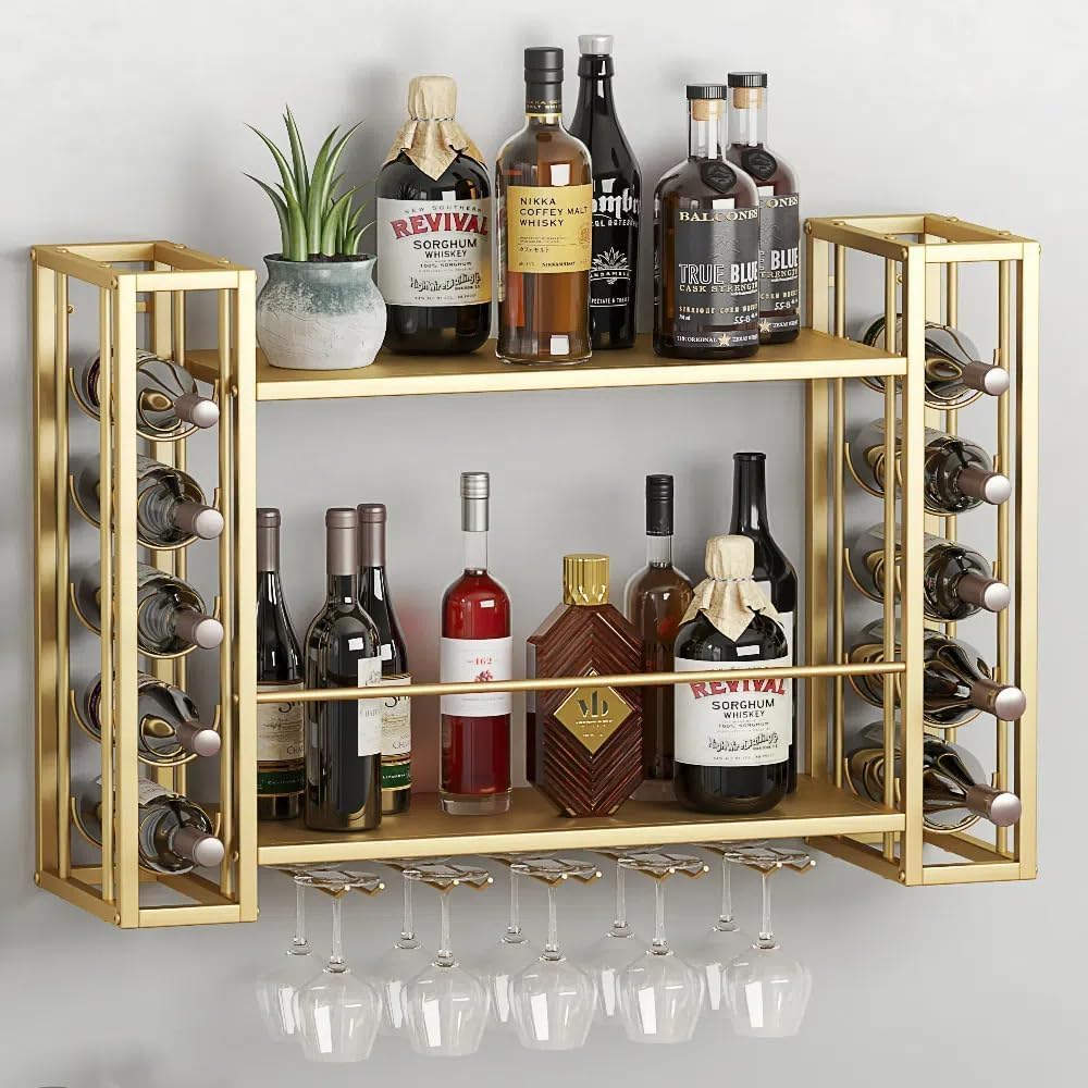 Wall Mounted Wine Rack, Wine R - Wine Rack Wall Mount ulasan dan harga