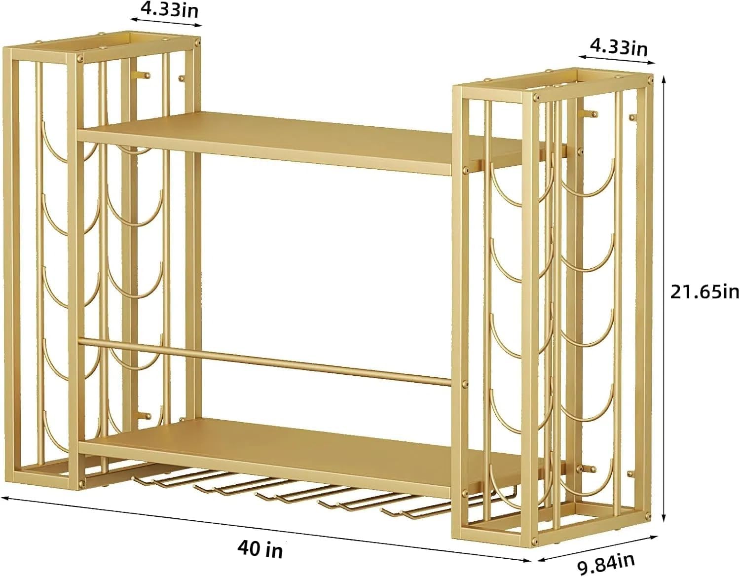 Wall Mounted Wine Rack, Wine R - Wine Rack Wall Mount ulasan dan harga